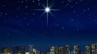 art shot of star in sky