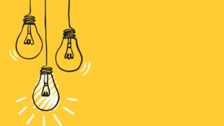 3 hanging lightbulbs graphic