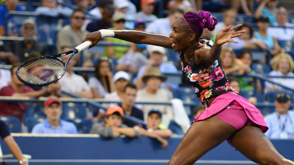 venus williams in action
