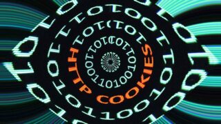 binary code in a circle