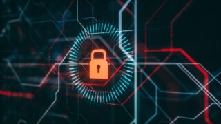 digital graphic of padlock