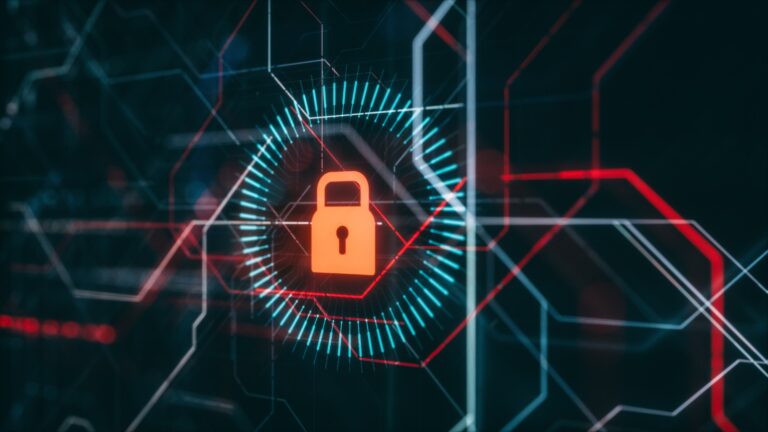 digital graphic of padlock