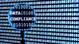 binary code with magnifying glass
