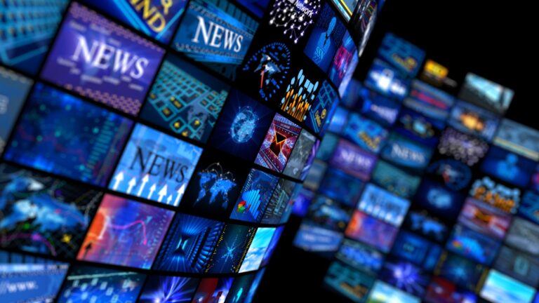 hundreds of tv screens