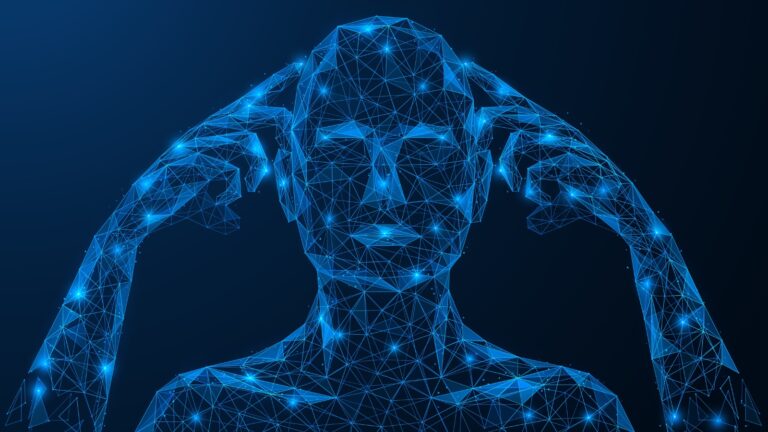 graphic of human as electrical signals