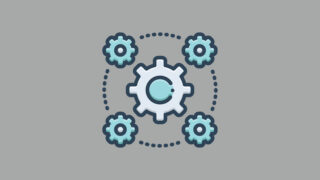 4 cogs around a big cog