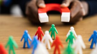 Attract Business Leads And Customers stock photo