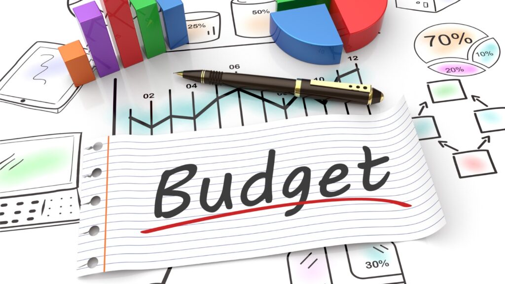 Budget concept stock photo