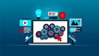 Content Management System - CMS - Software stock illustration