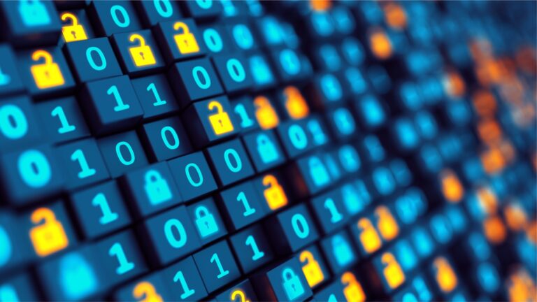 Big data with encrypted computer code.