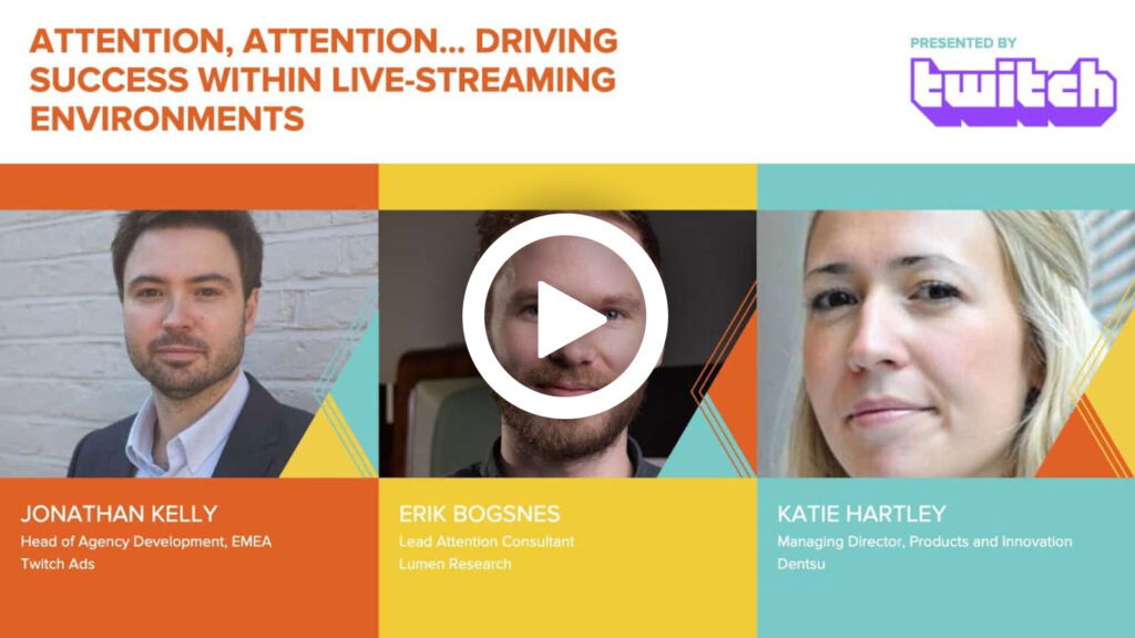 Attention, Attention… Driving Success within Live-Streaming Environments