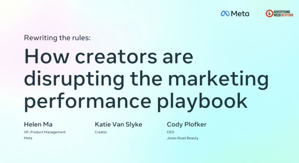 Rewriting the rules: creators disrupting the marketing performance playbook