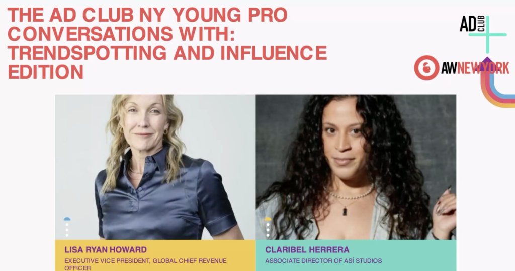 The AD Club NY Young Pro Conversations With: Trendspotting and Influence Edition