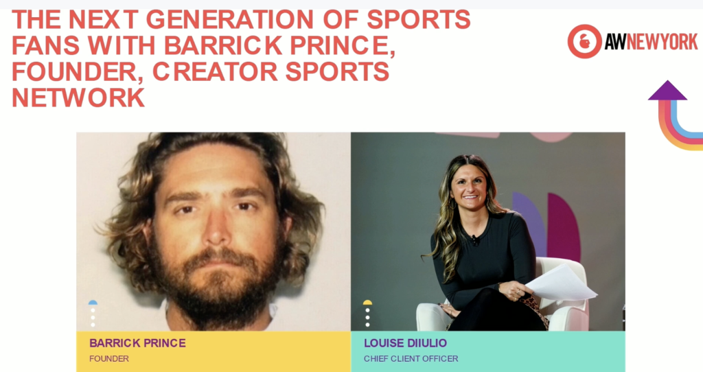 The Next Generation of Sports Fans with Barrick Prince, Founder, Creator Sports Network