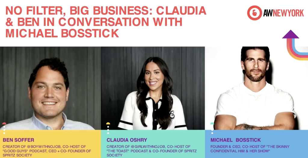 No Filter, Big Business: Claudia & Ben in Conversation with Michael Bosstick