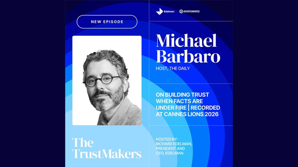 Cannes Lions 2026: The Daily’s Michael Barbaro on Building Trust When Facts Are Under Fire