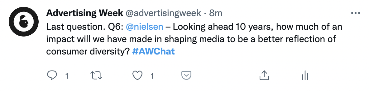 AWNewYork Twitter Chat series with Nielsen continues with part 2