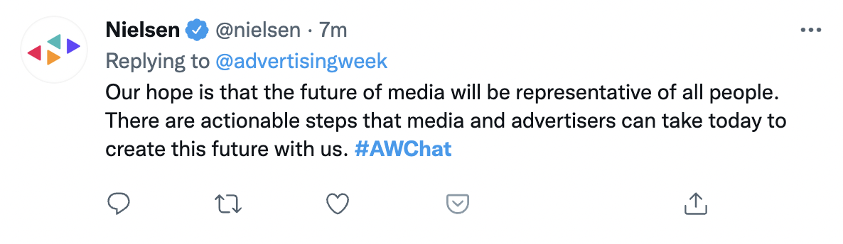 AWNewYork Twitter Chat series with Nielsen continues with part 2