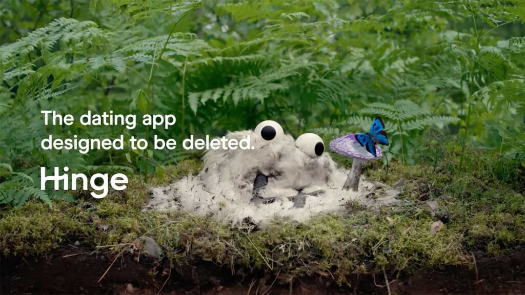 Hinge’s Mascot Begs Gen Z: Fall in Love and Delete This Dating App