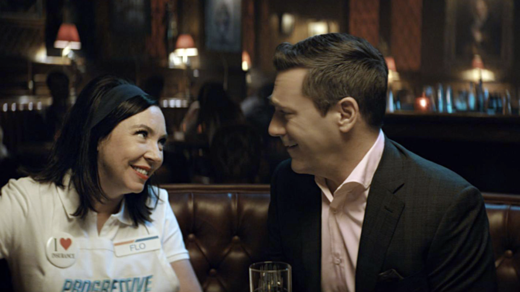 Progressive’s Flo Reunites With Old Flame Jon Hamm in “Love and Other Bundles”