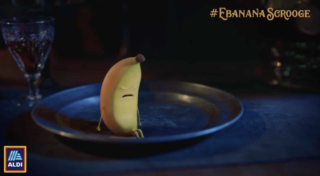 Kevin the Carrot, Retired? Aldi UK Ushers in “New Tradition” with Ebanana Scrooge