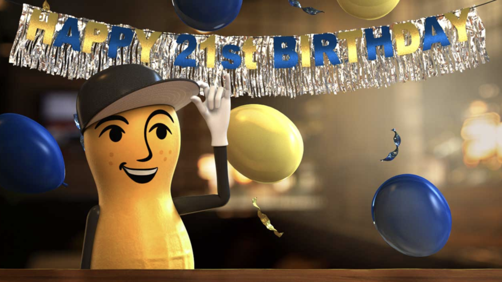 Mr. Peanut Embraces Young Adulthood, Celebrates 21st Birthday As Peanut Jr.