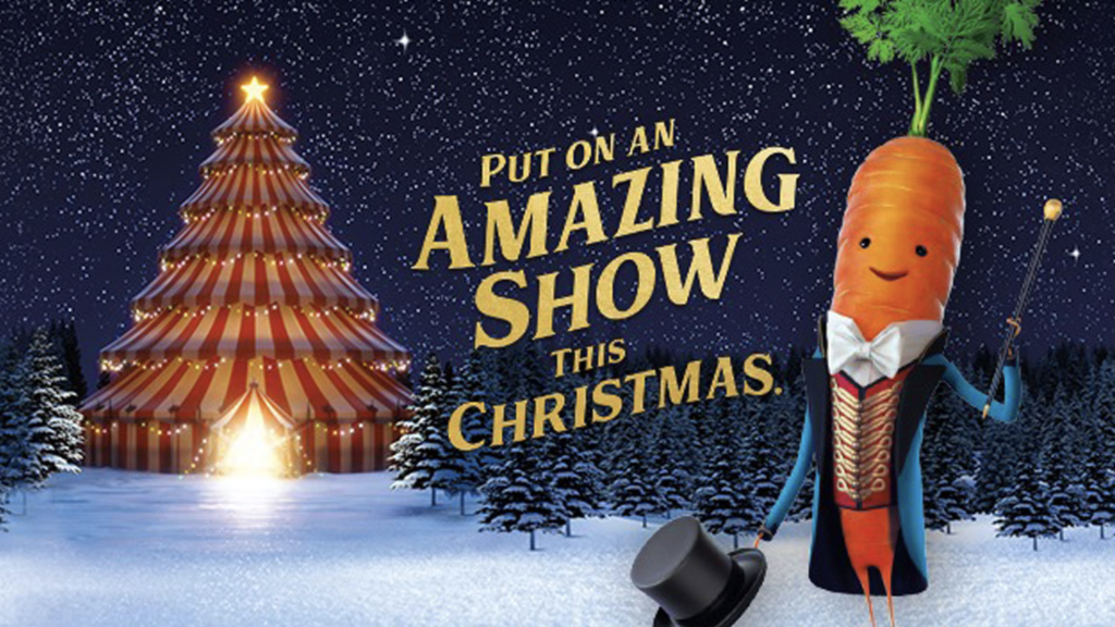 Kevin the Carrot Is A Star In ‘The Amazing Aldi Christmas Show’