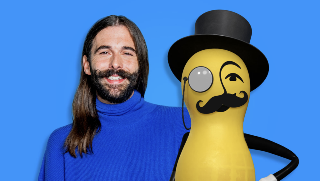 Mr. Peanut and Jonathan Van Ness Shell Out Grooming Advice To Support Movember