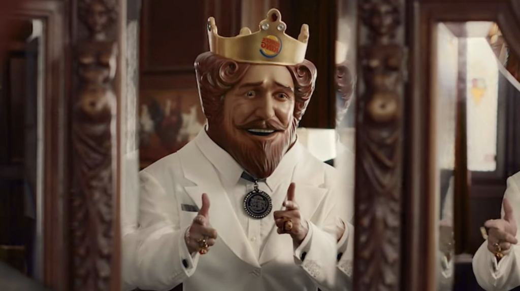The BK King Is The KFG (King Of Flame Grilling) For Burger King