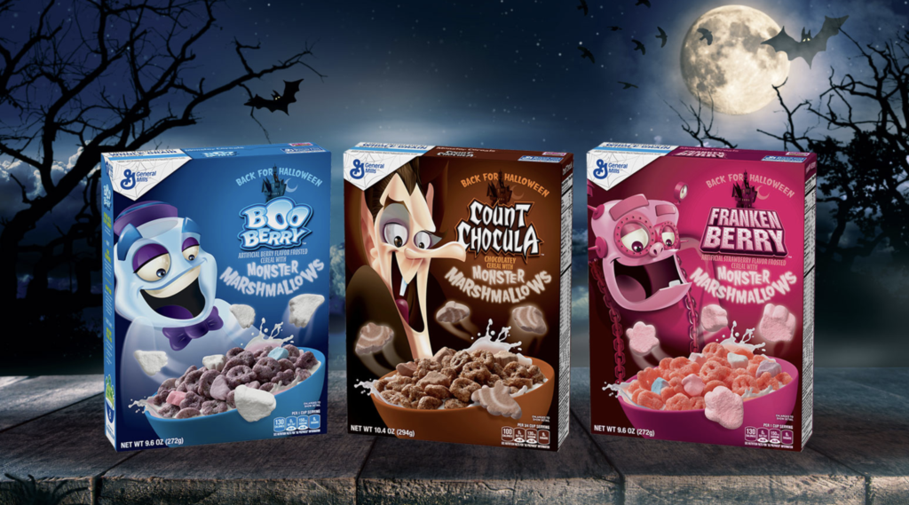 Back For Halloween: Monster Cereals Make Their Chilling Return