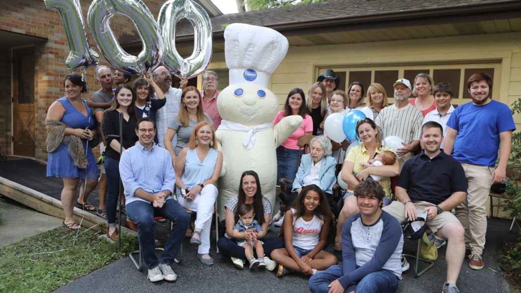The Pillsbury Doughboy Celebrates Bake-Off Runner Up’s 100th Birthday