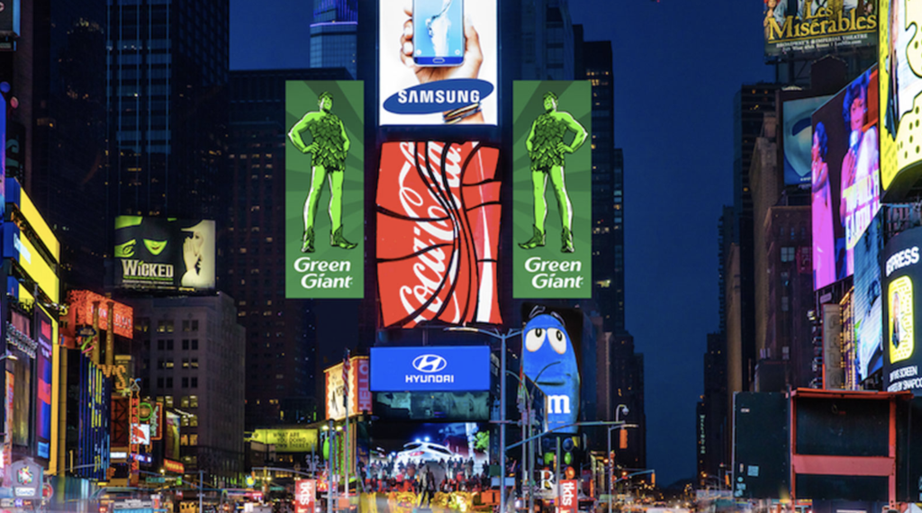 The Green Giant Plants Himself in Times Square