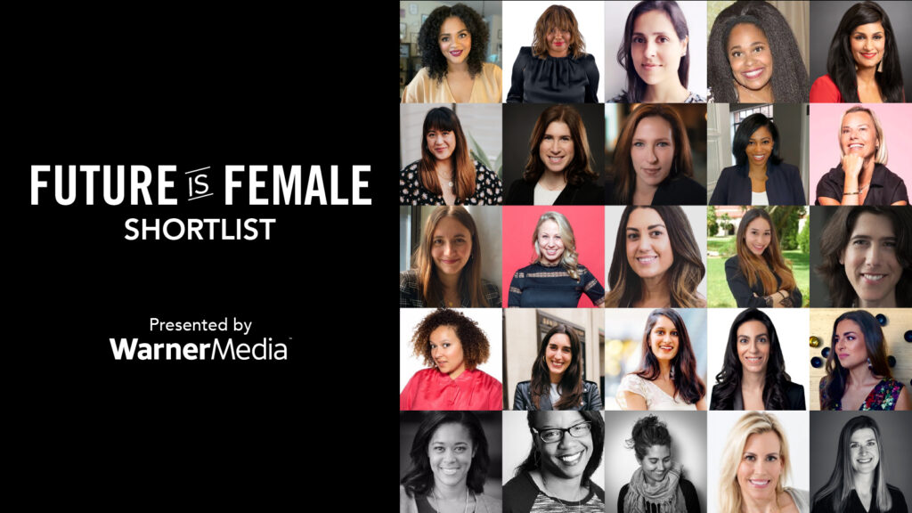 collage of future is female nominees presented by warner media