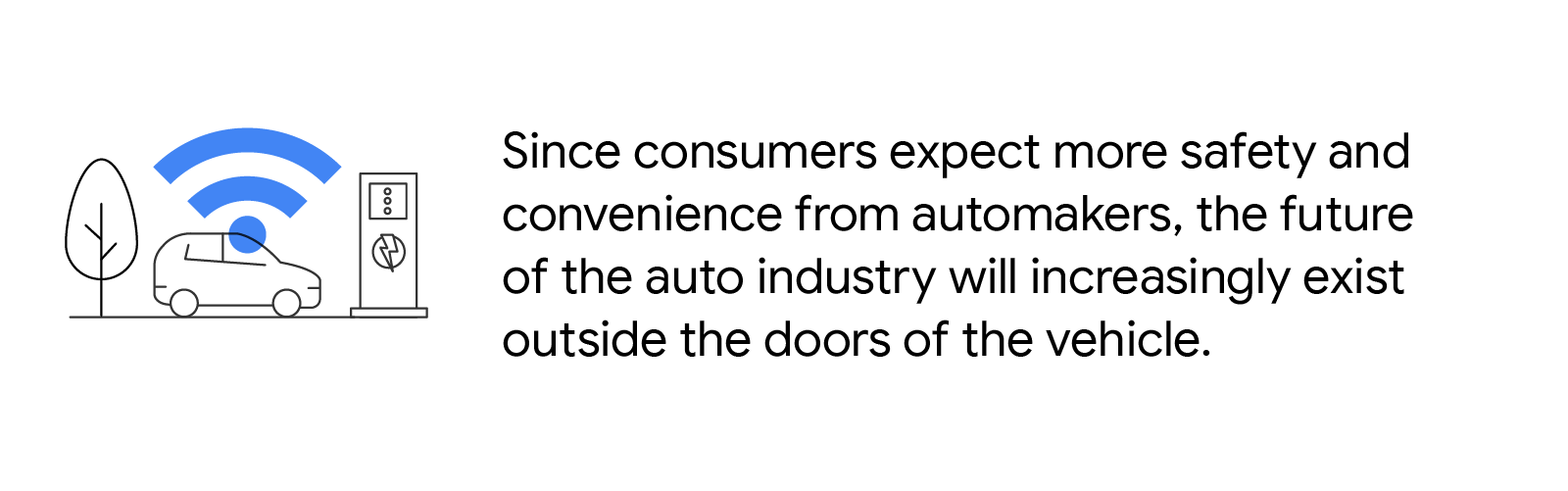 graphic of car charging