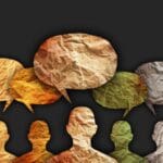 Diverse cultures, international communication concept.