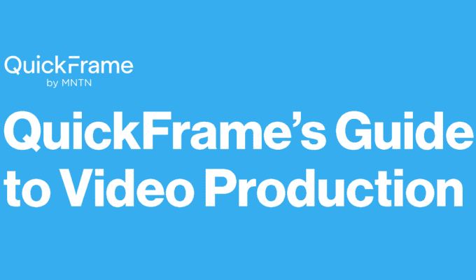 quickframe's guide to video production